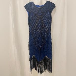 Beautiful sparkling flapper dress costume dress, XS with tags!